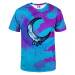 Aloha From Deer Crescent Tie Dye T-Shirt TSH AFD579 Blue