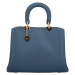 Luxusní dámská kabelka do ruky Rollins, modrá