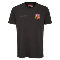 Hokejové reprezentace pánské tričko Czech Republic CCM Core logo Black