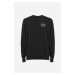 Svetr la martina man sweater crew neck lambscot černá