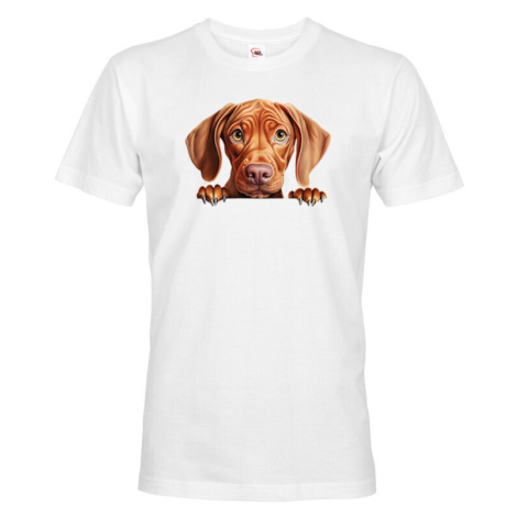 Pánské tričko s potiskem Maďarský ohař -  tričko pro milovníky psů BezvaTriko