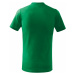 Malfini Basic Dětské triko 138 středně zelená