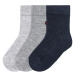 lupilu® Chlapecké ponožky s BIO bavlnou, 3 páry (navy modrá / šedá)