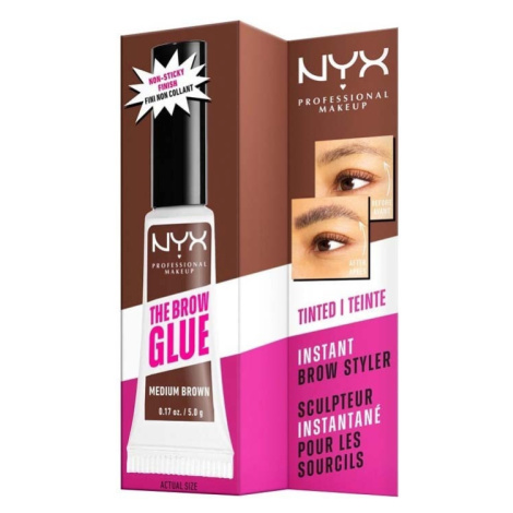 NYX Professional Makeup - Pride Makeup The Brow Glue Instant Brow Styler Gely na obočí 5 g Hnědá