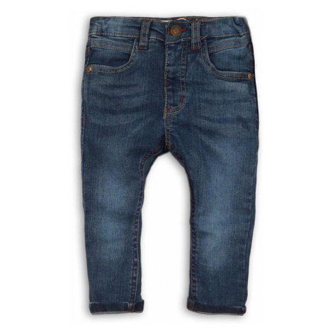 Kalhoty chlapecké džínové s elastenem a barevným prošíváním, Minoti, ALLSTAR 9, světle modrá - |