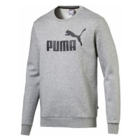 Puma Ess Logo Crew Sweat FL Big Logo ME Šedá