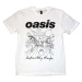 Oasis Tričko Definitely Maybe Line Drawing Unisex White