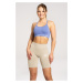 Gym Glamour Biker Kraťásky Basic Beige Barva: Béžová