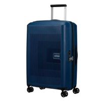 American Tourister Aerostep Spinner 68 EXP Navy Blue