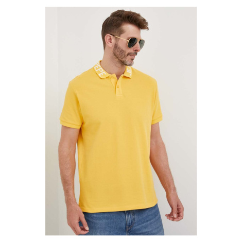 Bavlněné polo tričko Pepe Jeans Jacob žlutá barva