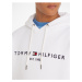 Bílá pánská mikina s kapucí Tommy Hilfiger