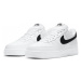 Nike Air Force 1 Low '07 White Black Pebbled Leather