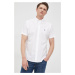 Košile Polo Ralph Lauren pánská, bílá barva, regular, s límečkem button-down