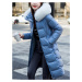 Vatovaná bunda na zimu s geometrickým prošíváním