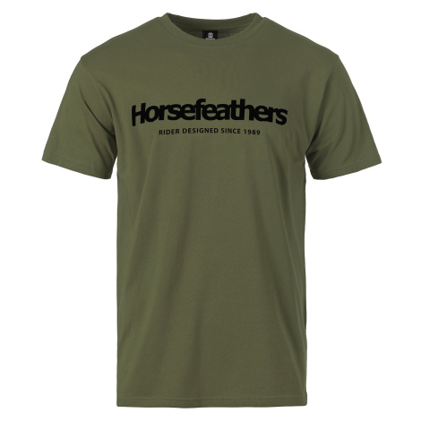 Tričko Horsefeathers QUARTER T-SHIRT loden zelená
