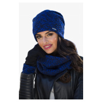 Kamea Woman's Set Hat&Scarf K.17.254.12 Navy Blue