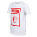 Puma SLAVIA PRAGUE GRAPHIC TEE Juniorské triko, bílá, velikost