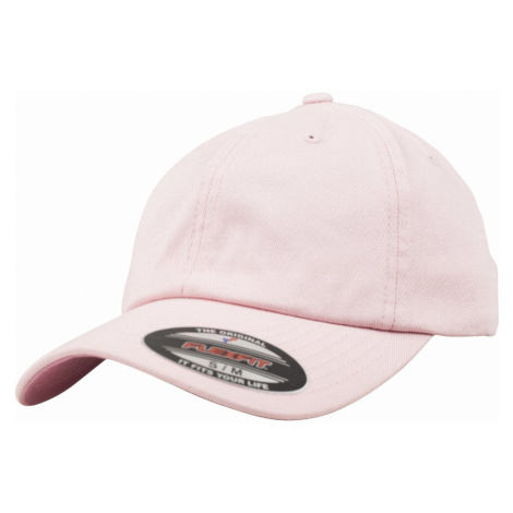 Kšiltovka // Flexfit Flexfit Cotton Twill Dad Cap pink