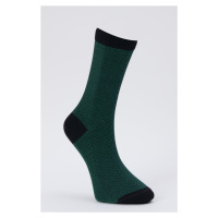 ALTINYILDIZ CLASSICS Men's Petrol-black Single Bamboo Socket Socks