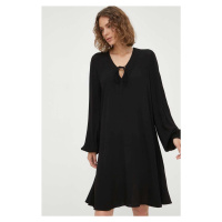 Šaty Bruuns Bazaar Lilli Lavina černá barva, mini
