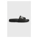 Pantofle Versace Jeans Couture Shelly dámské, černá barva, 76VA3SQ2 71353 899