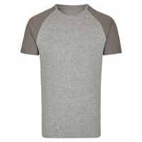 Zúžené baseballové tričko r s krátkým kontrastním rukávem