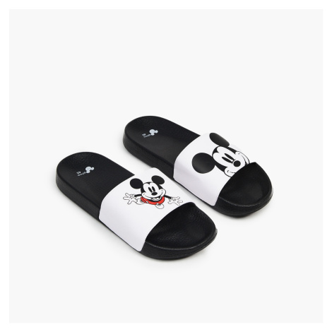 Cropp - Pantofle s motivem Mickey Mouse - Černý