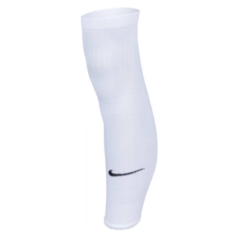 Nike SQUAD LEG SLEEVE Pánské štulpny, bílá, velikost