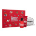 Dsquared2 Red Wood dárková kazeta toaletní voda 100 ml + sprchový gel 100 ml + peněženka pro žen