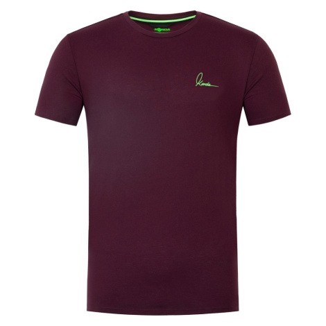 Korda tričko minimal tee burgundy