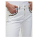 Bílé zkrácené skinny fit džíny ORSAY
