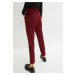Bonprix BODYFLIRT žerzejové kalhoty Barva: Červená, Mezinárodní