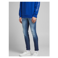 Modré skinny fit džíny Jack & Jones Liam