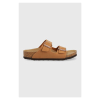 Dětské pantofle Birkenstock Arizona hnědá barva