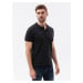 Ombre Polo trička S1374 Black