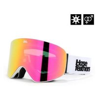 HORSEFEATHERS Snowboardové brýle Edmond - white/mirror pink WHITE