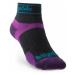 Dámské ponožky Bridgedale Trail Run UL T2 MS Low charcoal/purple