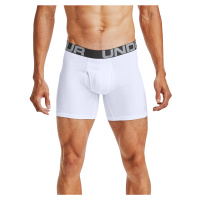 Under Armour Charged Cotton 6In 3 Pack White/ White