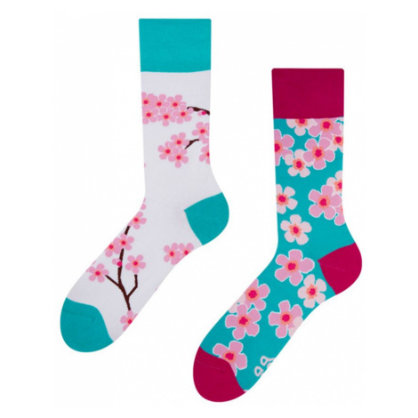 Vícebarevné ponožky Sakura