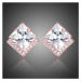 Victoria Filippi Náušnice Swarovski Elements Cristala E0316 Bílá/čirá