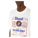 Tričko diesel t-just-e36 t-shirt bílá