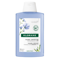 KLORANE Šampon s BIO lnem pro jemné vlasy bez objemu 200 ml