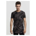 Pánské tričko krátký rukáv // Urban Classics Camo Shaped Long Tee dark camo