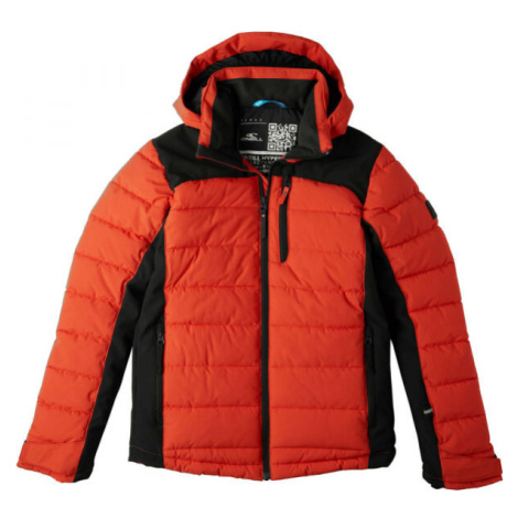 O'Neill IGNEOUS Chlapecká lyžařská/snowboardová bunda, červená, velikost
