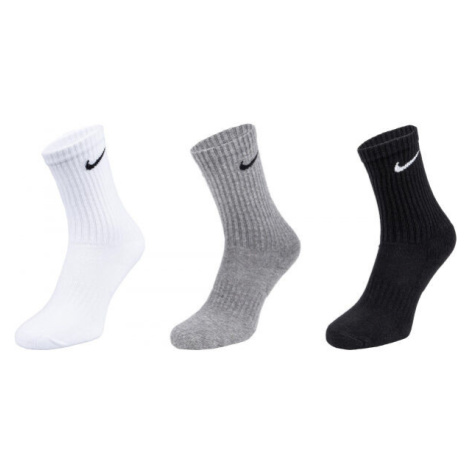 Nike EVERY DAY CUSH CREW 3PR Ponožky, černá, velikost