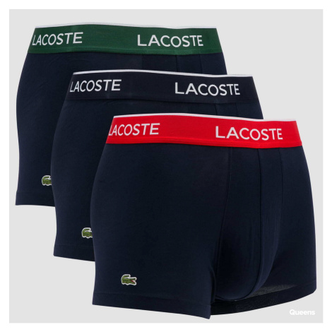 LACOSTE 3Pack Casual Cotton Stretch Boxers navy