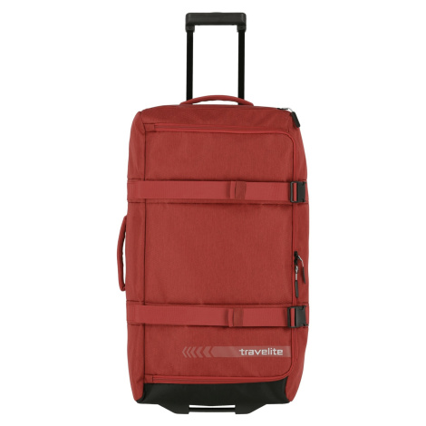 Cestovní taška Travelite Kick Off Wheeled Duffle L - červená