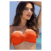 Dvoudílné plavky Etna Alice-26/W-702D Tmavě oranžová | dámské plavky