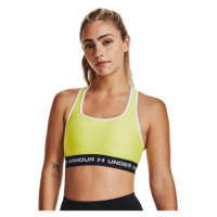 Dámská tréninková sportovní podprsenka UNDER ARMOUR UA Crossback Mid Bra-YLW