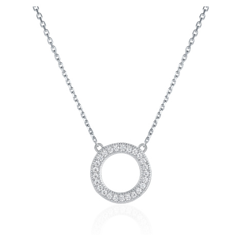 OLIVIE Stříbrný náhrdelník KRUH 8060